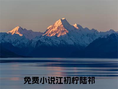 江初柠陆祁全文免费阅读无弹窗大结局_(江初柠陆祁免费阅读)江初柠陆祁最新章节在线阅读_笔趣阁