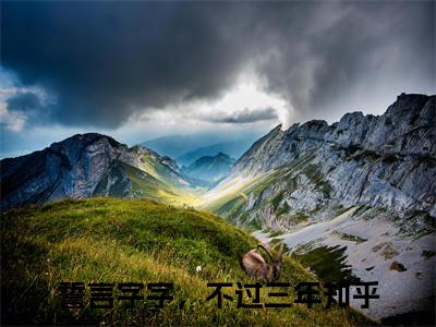誓言字字，不过三年（靳棠昭孟颂柏）精彩满分小说-强烈推荐靳棠昭孟颂柏（誓言字字，不过三年）小说精彩全文阅读