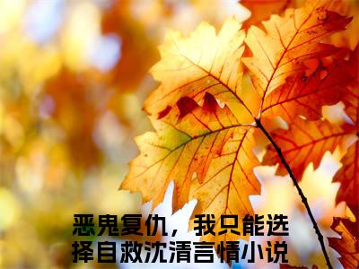 恶鬼复仇，我只能选择自救沈清全文(恶鬼复仇，我只能选择自救沈清)全文免费阅读无弹窗大结局_ 恶鬼复仇，我只能选择自救沈清全文免费阅读最新章节列表