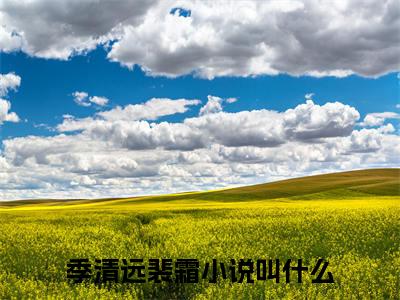 季清远裴霜(季清远裴霜)全文在线阅读无弹窗_季清远裴霜小说全文大结局