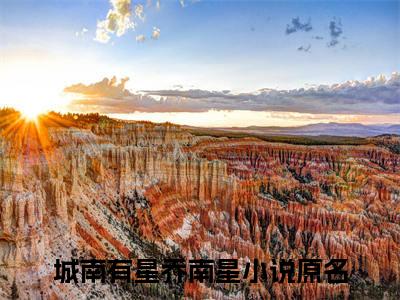 城南有星乔南星（城南有星乔南星）抖音热推小说全集无删减_（城南有星乔南星免费阅读）最新章节列表