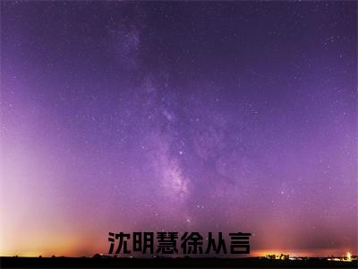 沈明慧徐从言(徐从言沈明慧)小说全文免费阅读无弹窗_(徐从言沈明慧)最新章节列表_笔趣阁