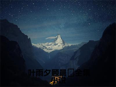 穿书：男主你爱错人了！ 叶雨夕顾晨璟精彩章节在线阅读- 叶雨夕顾晨璟美文欣赏