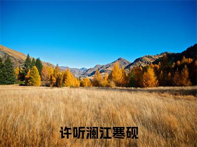 江寒砚许听澜在线阅读（许听澜江寒砚小说）全文免费阅读无弹窗大结局_许听澜江寒砚免费最新章节列表