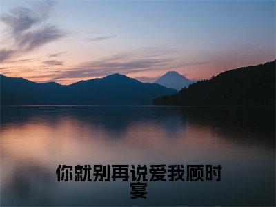 你就别再说爱我顾时宴小说_孟染顾时宴全文阅读你就别再说爱我顾时宴小说免费阅读笔趣阁